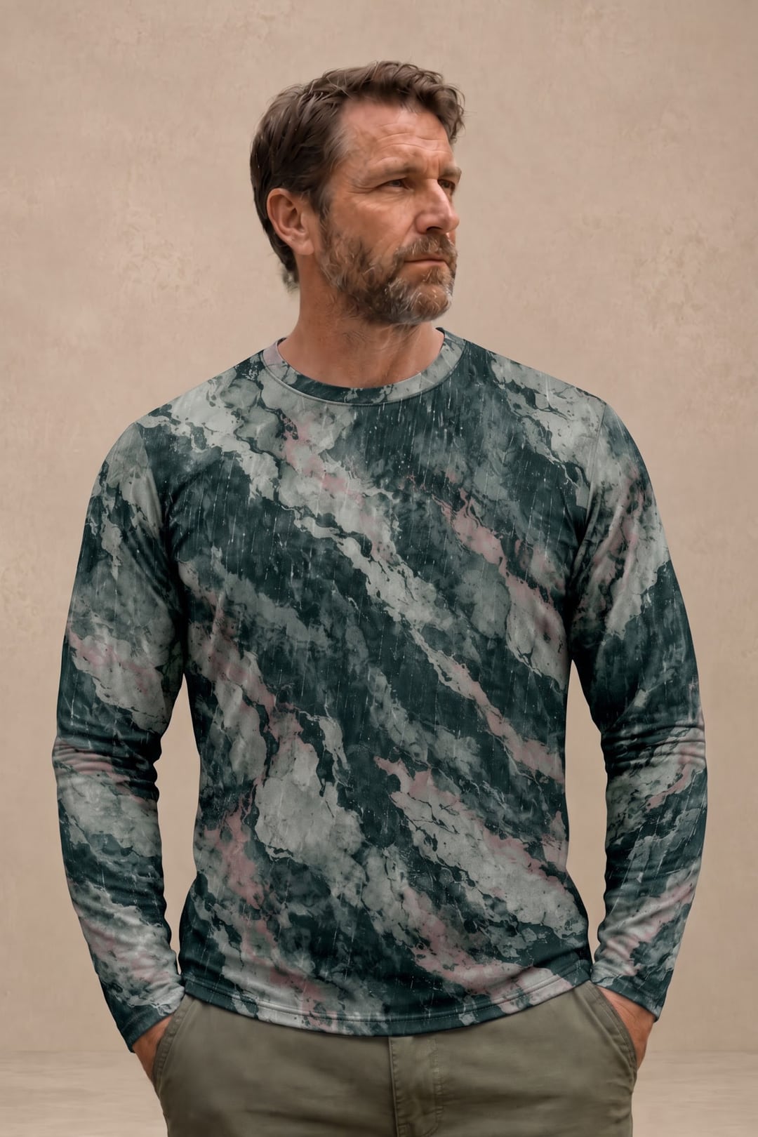 Performance Fishing Long Sleeve - Bigfoot Trout Misty Stream - ULS650K image 3