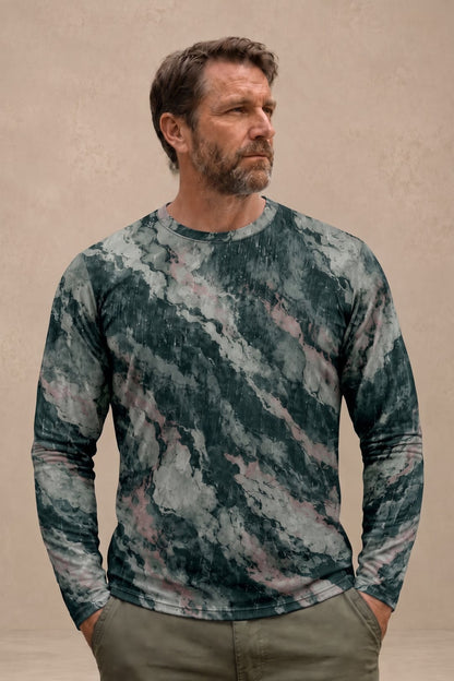 Performance Fishing Long Sleeve - Bigfoot Trout Misty Stream - ULS650K image 3