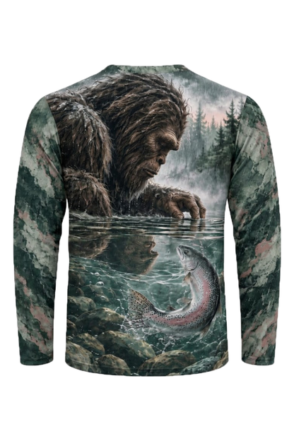 Performance Fishing Long Sleeve - Bigfoot Trout Misty Stream - ULS650K image 5