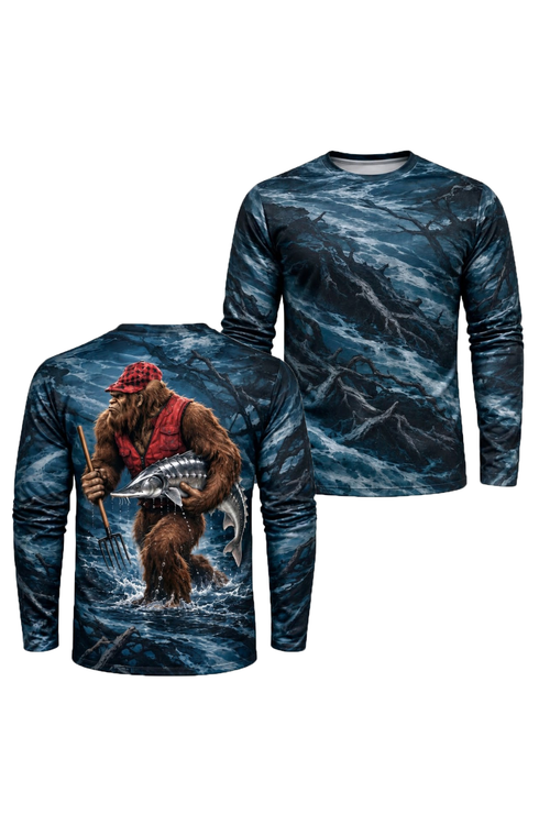 Performance Fishing Long Sleeve - Bigfoot Sturgeon River Surge - ULS654K image 1