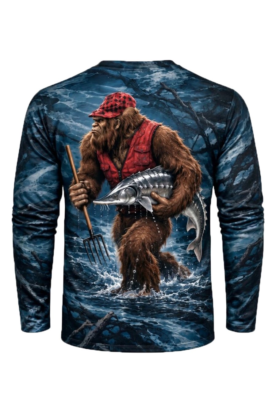 Performance Fishing Long Sleeve - Bigfoot Sturgeon River Surge - ULS654K image 5