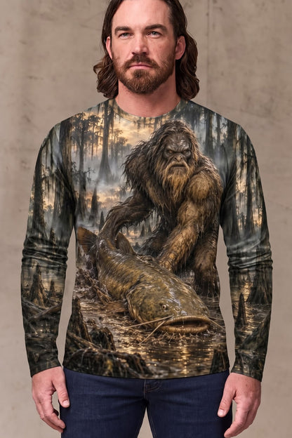 Performance Fishing Long Sleeve - Fouke Monster Catfish Swamp - ULS656K image 2