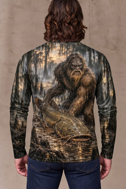 Performance Fishing Long Sleeve - Fouke Monster Catfish Swamp - ULS656K image 3