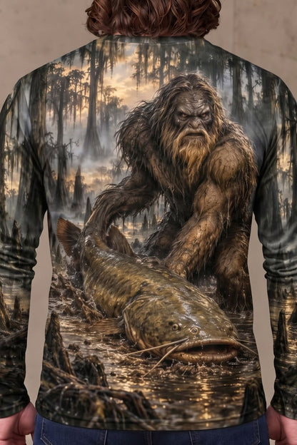 Performance Fishing Long Sleeve - Fouke Monster Catfish Swamp - ULS656K image 4