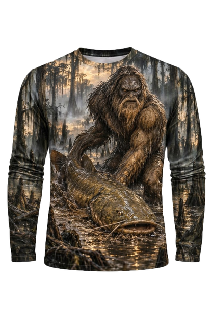 Performance Fishing Long Sleeve - Fouke Monster Catfish Swamp - ULS656K image 5