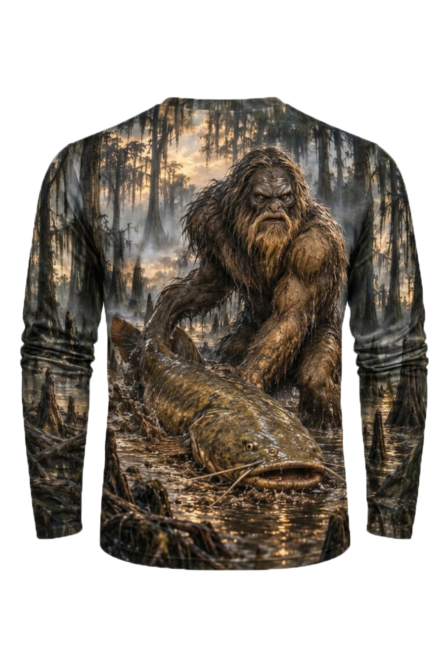 Performance Fishing Long Sleeve - Fouke Monster Catfish Swamp - ULS656K image 6