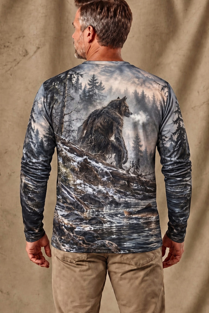 Performance Fishing Long Sleeve - Dogman Misty Pine River - ULS658K image 2