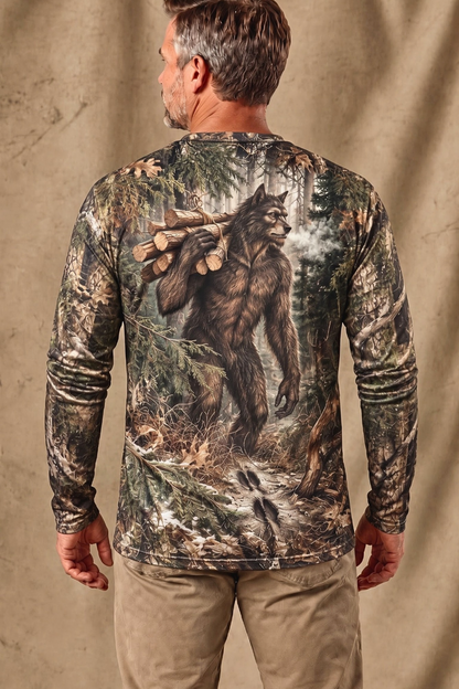 Performance Hunting Long Sleeve - Dogman Timber Drifter - ULS659K image 2
