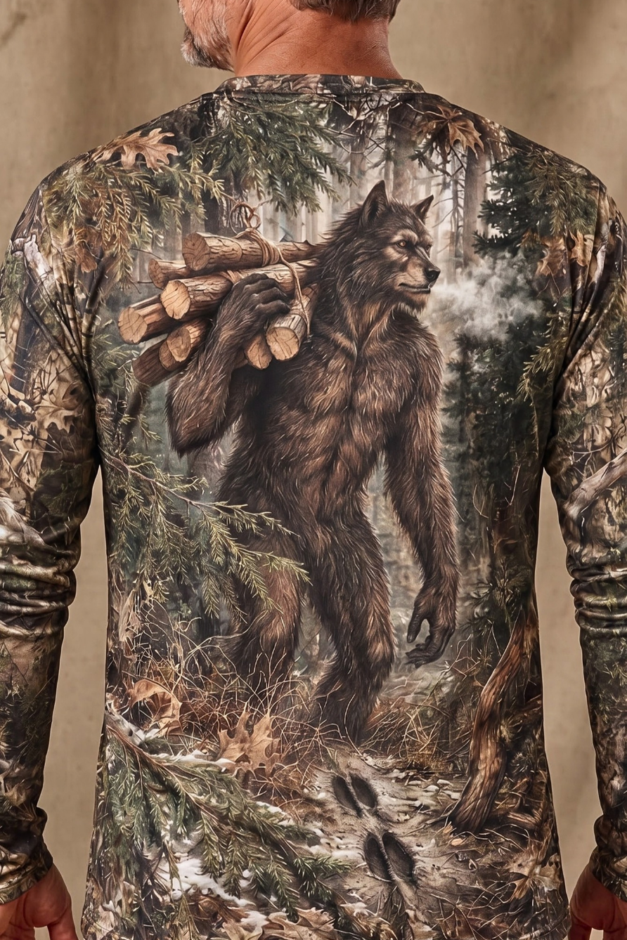 Performance Hunting Long Sleeve - Dogman Timber Drifter - ULS659K image 4