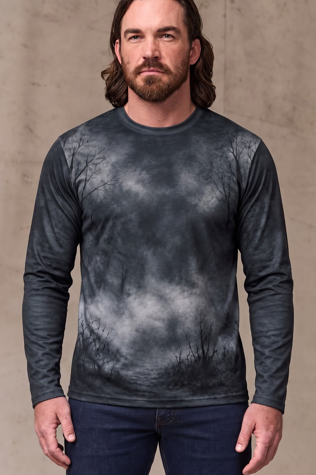 Performance Hunting Long Sleeve - Dogman Midnight Howl - ULS660K image 3