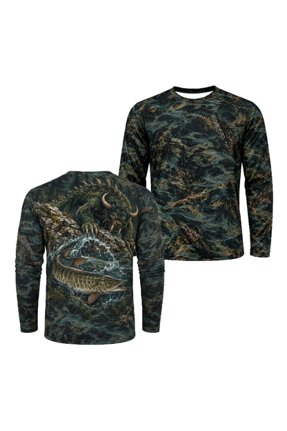 Performance Fishing Long Sleeve - Hodag Musky River Rapids - ULS662K image 1