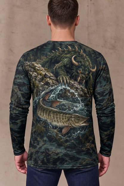 Performance Fishing Long Sleeve - Hodag Musky River Rapids - ULS662K image 2