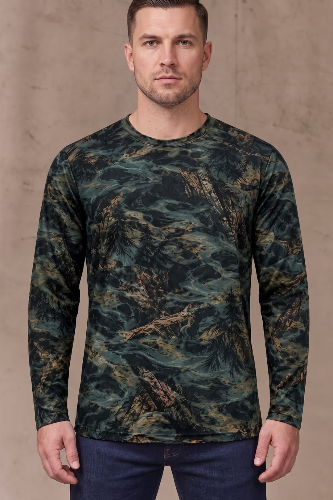Performance Fishing Long Sleeve - Hodag Musky River Rapids - ULS662K image 3