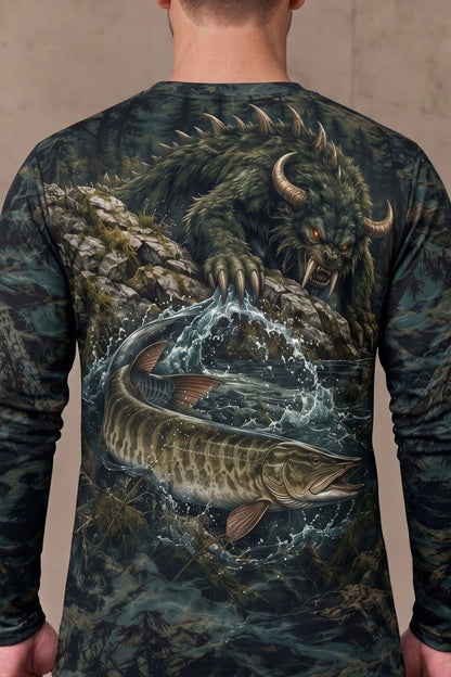 Performance Fishing Long Sleeve - Hodag Musky River Rapids - ULS662K image 4