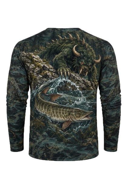 Performance Fishing Long Sleeve - Hodag Musky River Rapids - ULS662K image 5