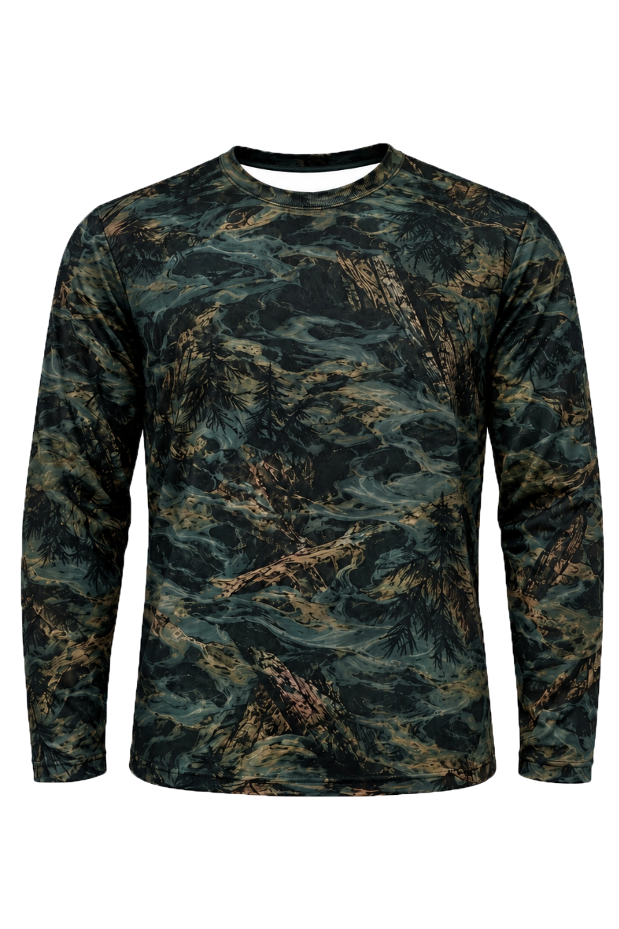 Performance Fishing Long Sleeve - Hodag Musky River Rapids - ULS662K image 6