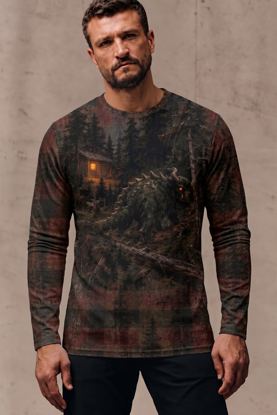 Performance Hunting Long Sleeve - Hodag Timber Cabin Stalker - ULS663K image 2
