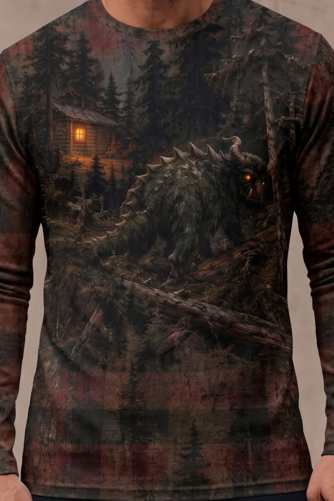 Performance Hunting Long Sleeve - Hodag Timber Cabin Stalker - ULS663K image 4