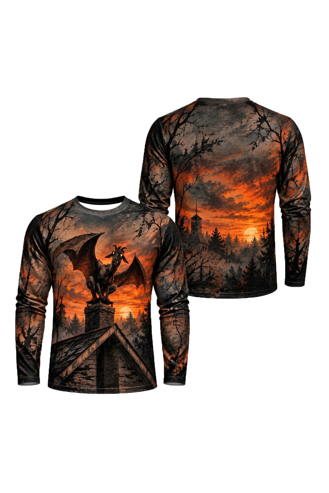 Performance Hunting Long Sleeve - Jersey Devil Crimson Rooftop - ULS668K image 1
