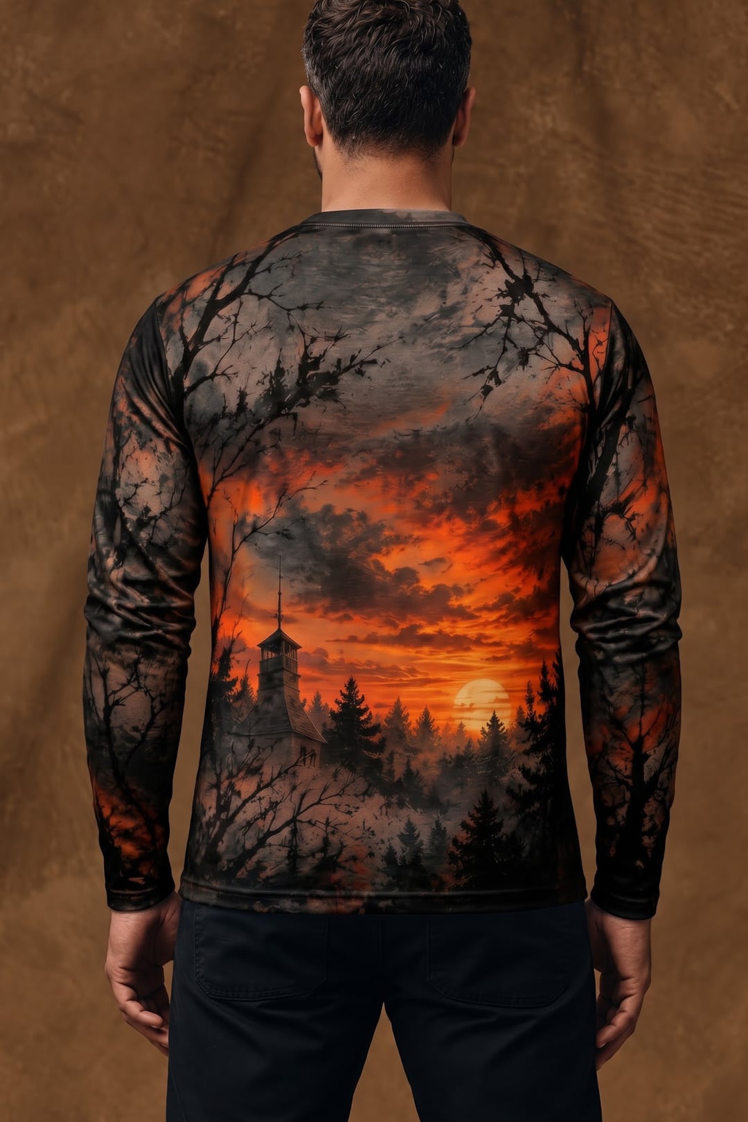 Performance Hunting Long Sleeve - Jersey Devil Crimson Rooftop - ULS668K image 3