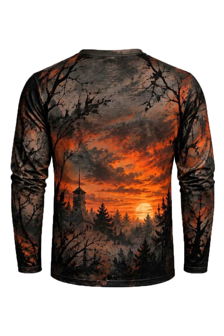 Performance Hunting Long Sleeve - Jersey Devil Crimson Rooftop - ULS668K image 6