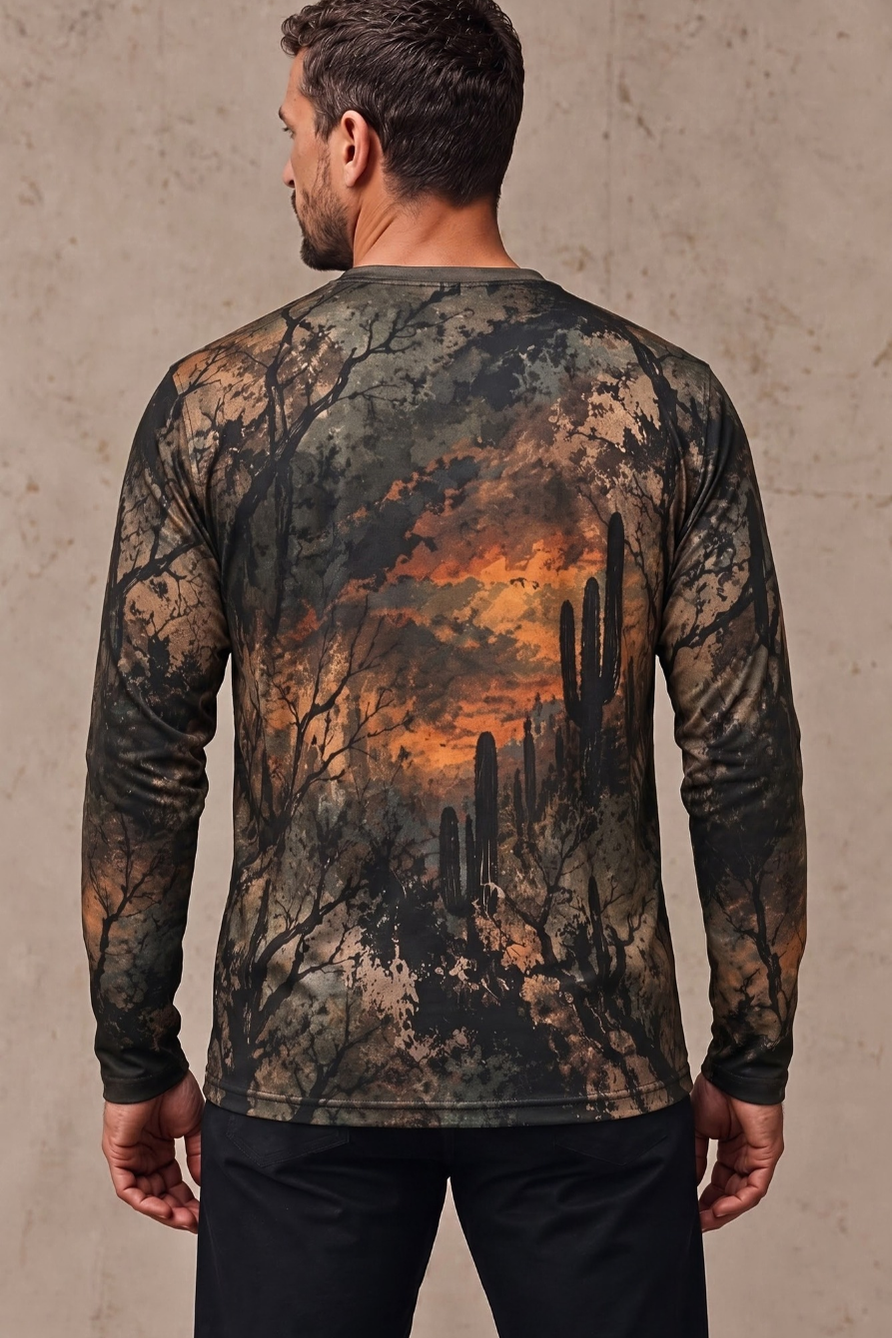 Performance Hunting Long Sleeve - Chupacabra Desert Moon Prowler - ULS669K image 3