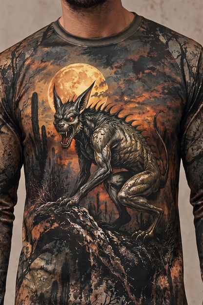 Performance Hunting Long Sleeve - Chupacabra Desert Moon Prowler - ULS669K image 4