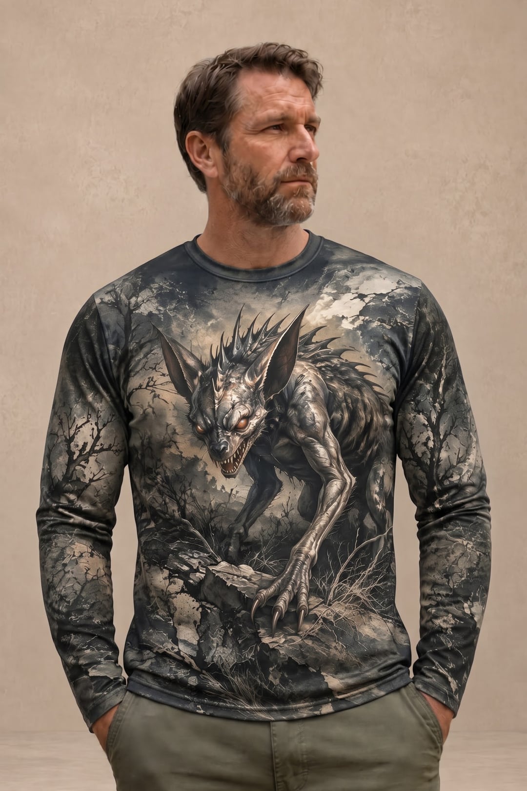 Performance Hunting Long Sleeve - Chupacabra Rocky Ridge Stalker - ULS670K image 2