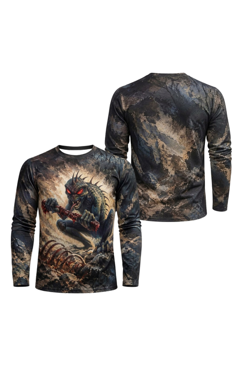 Performance Hunting Long Sleeve - Chupacabra Bone Ridge Predator - ULS672K image 1