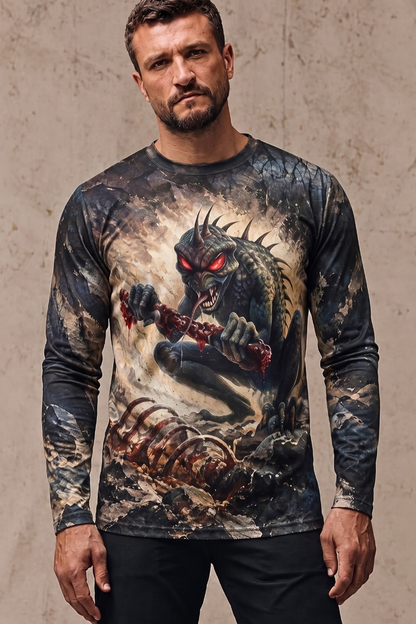 Performance Hunting Long Sleeve - Chupacabra Bone Ridge Predator - ULS672K image 2