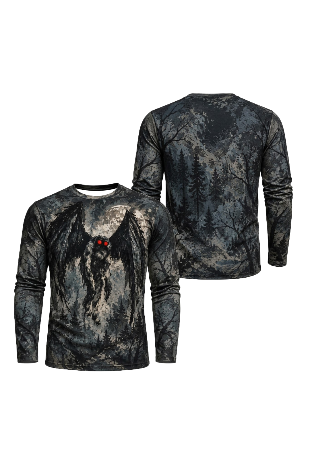 Performance Hunting Long Sleeve - Mothman Crimson Eye Soar - ULS674K image 1
