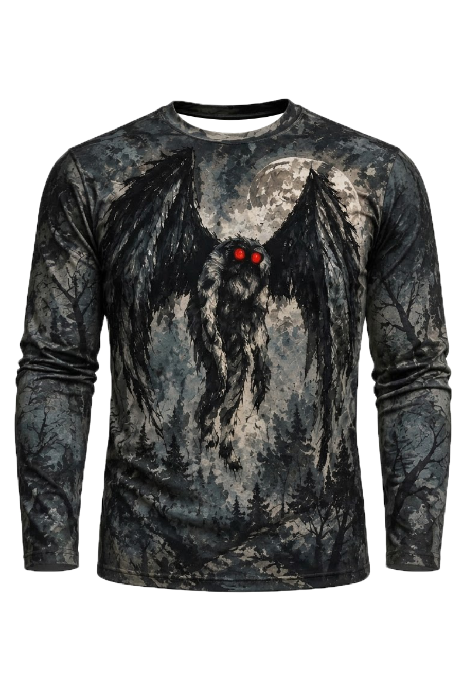 Performance Hunting Long Sleeve - Mothman Crimson Eye Soar - ULS674K image 5