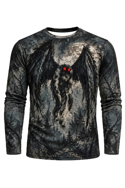 Performance Hunting Long Sleeve - Mothman Crimson Eye Soar - ULS674K image 5