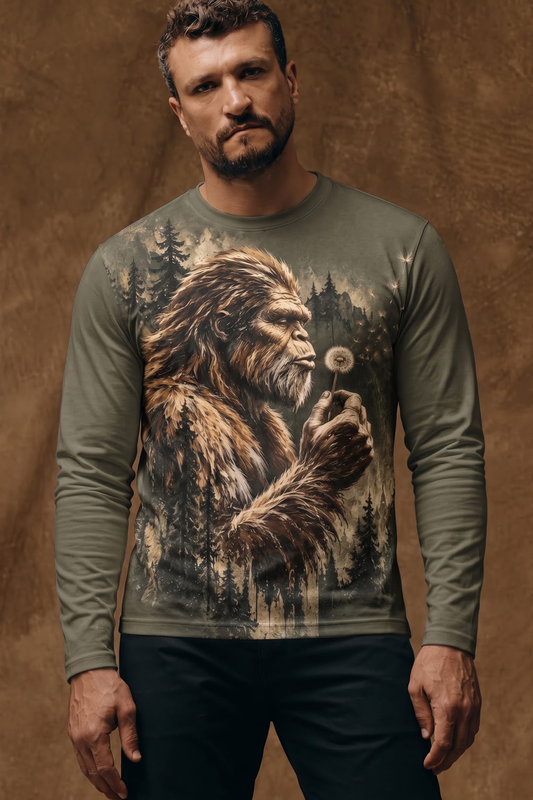 Performance Hunting Long Sleeve - Bigfoot Dandelion Pine Ridge - ULS675K image 2