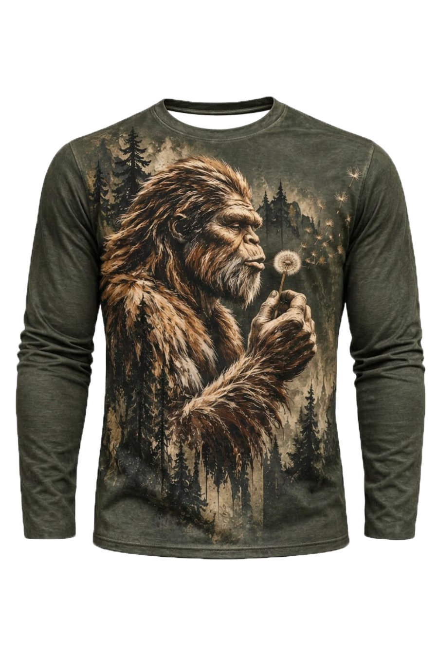 Performance Hunting Long Sleeve - Bigfoot Dandelion Pine Ridge - ULS675K image 5