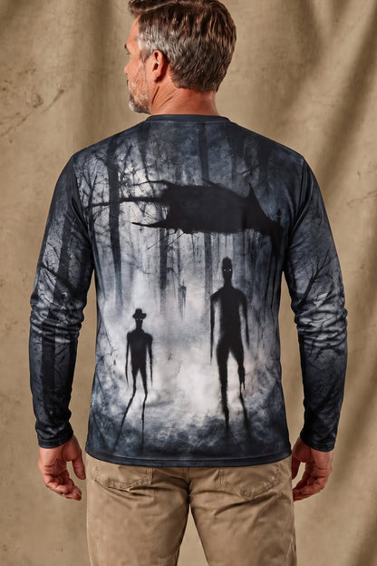 Performance Fishing Long Sleeve - Shadow People Haunted Hollow - ULS676K image 3