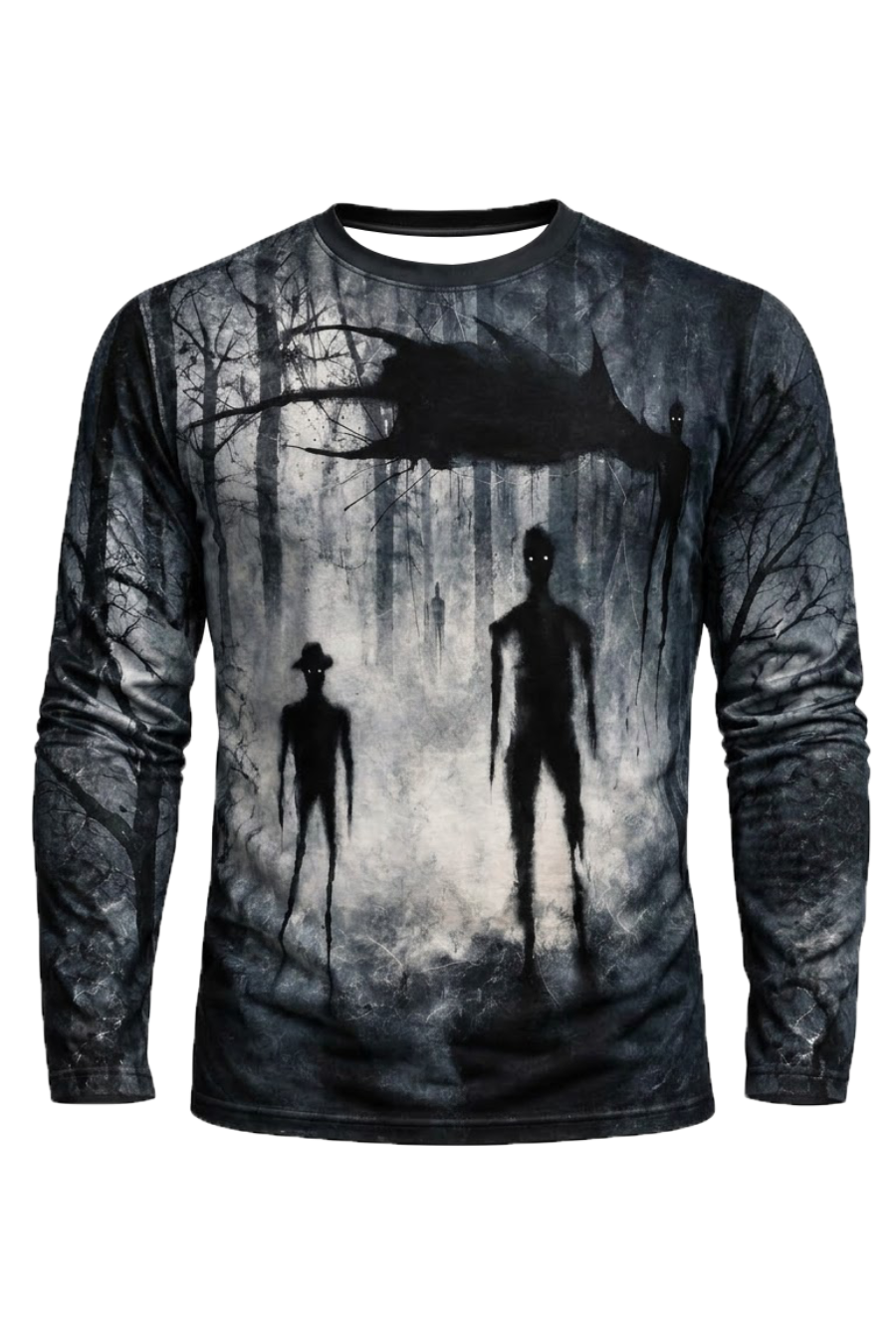 Performance Fishing Long Sleeve - Shadow People Haunted Hollow - ULS676K image 5