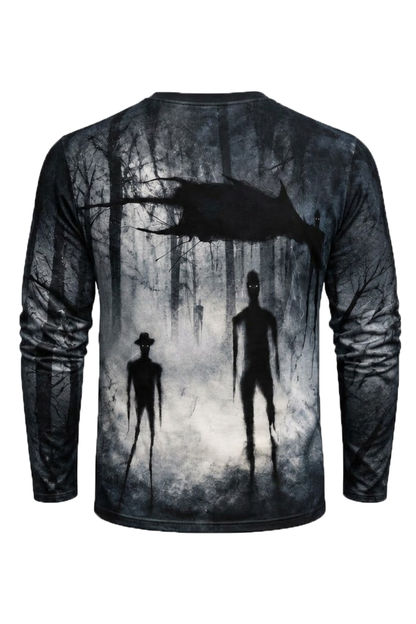 Performance Fishing Long Sleeve - Shadow People Haunted Hollow - ULS676K image 6