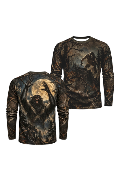Performance Hunting Long Sleeve - Dogman Timber Ridge Howling - ULS679K image 1
