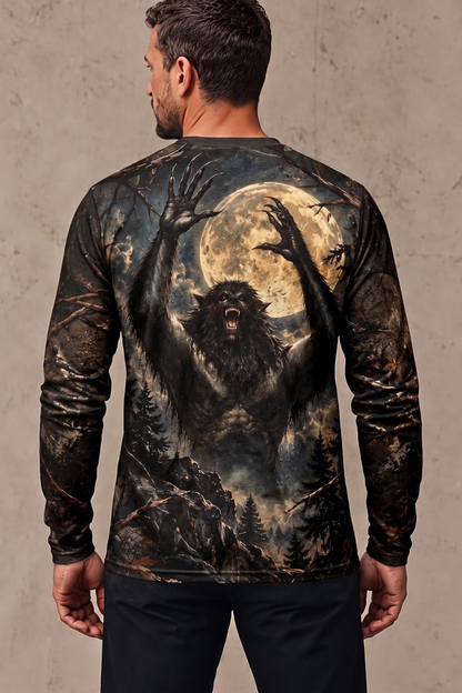 Performance Hunting Long Sleeve - Dogman Timber Ridge Howling - ULS679K image 2