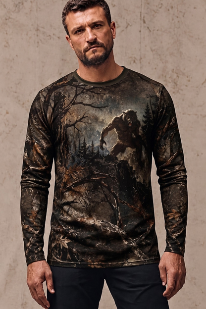 Performance Hunting Long Sleeve - Dogman Timber Ridge Howling - ULS679K image 3
