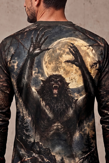 Performance Hunting Long Sleeve - Dogman Timber Ridge Howling - ULS679K image 4