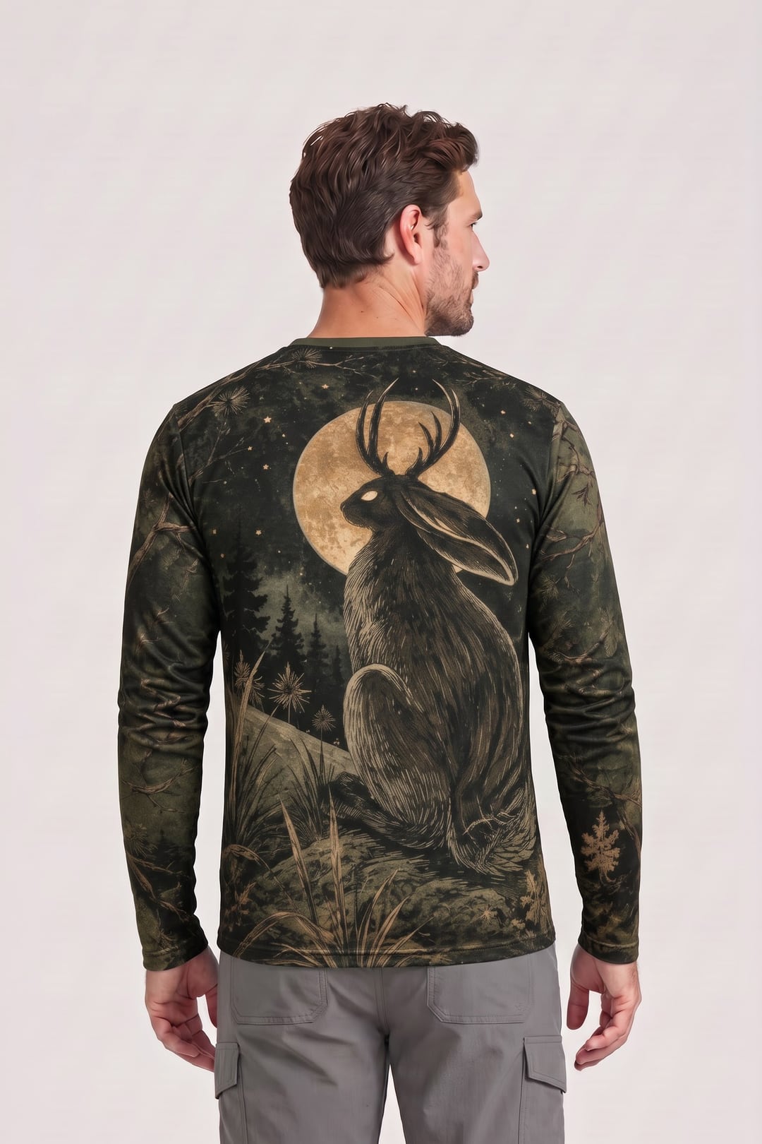 Performance Hunting Long Sleeve - Jackalope Pine Ridge Moonlight - ULS680K image 2