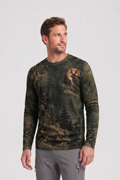 Performance Hunting Long Sleeve - Jackalope Pine Ridge Moonlight - ULS680K image 3
