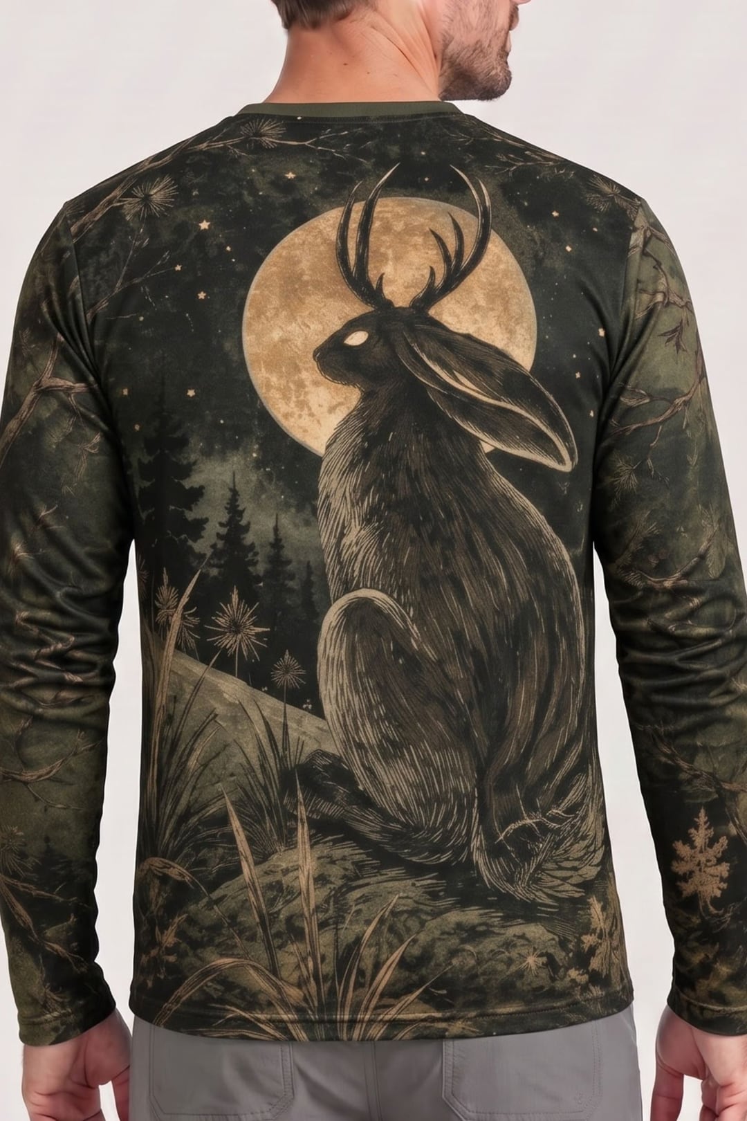 Performance Hunting Long Sleeve - Jackalope Pine Ridge Moonlight - ULS680K image 4