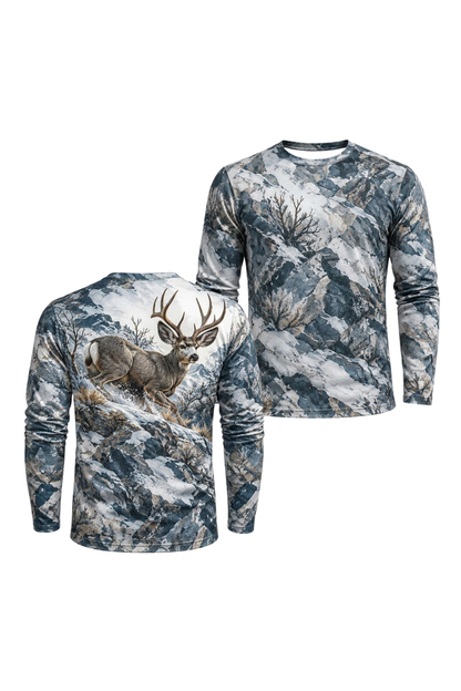 Performance Hunting Long Sleeve - Mule Deer Alpine Frost Ascent - ULS681K image 1