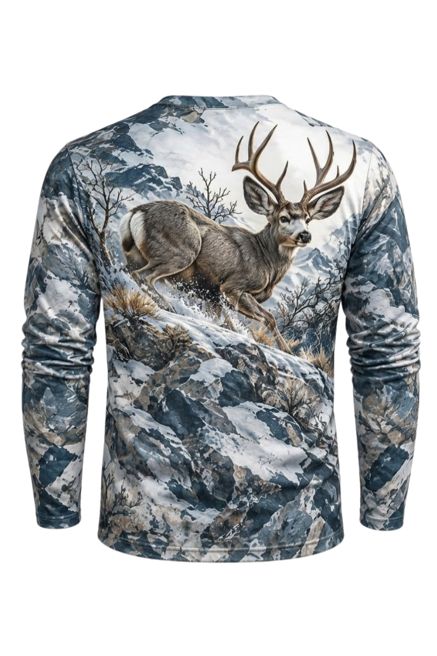Performance Hunting Long Sleeve - Mule Deer Alpine Frost Ascent - ULS681K image 5