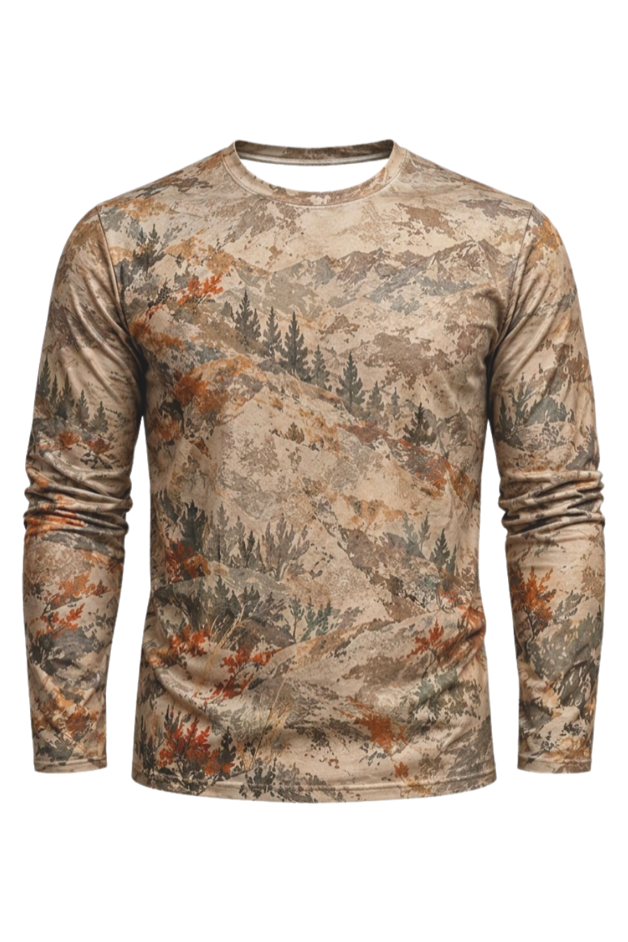 Performance Hunting Long Sleeve - Mule Deer Golden Ridge Bound - ULS683K image 6
