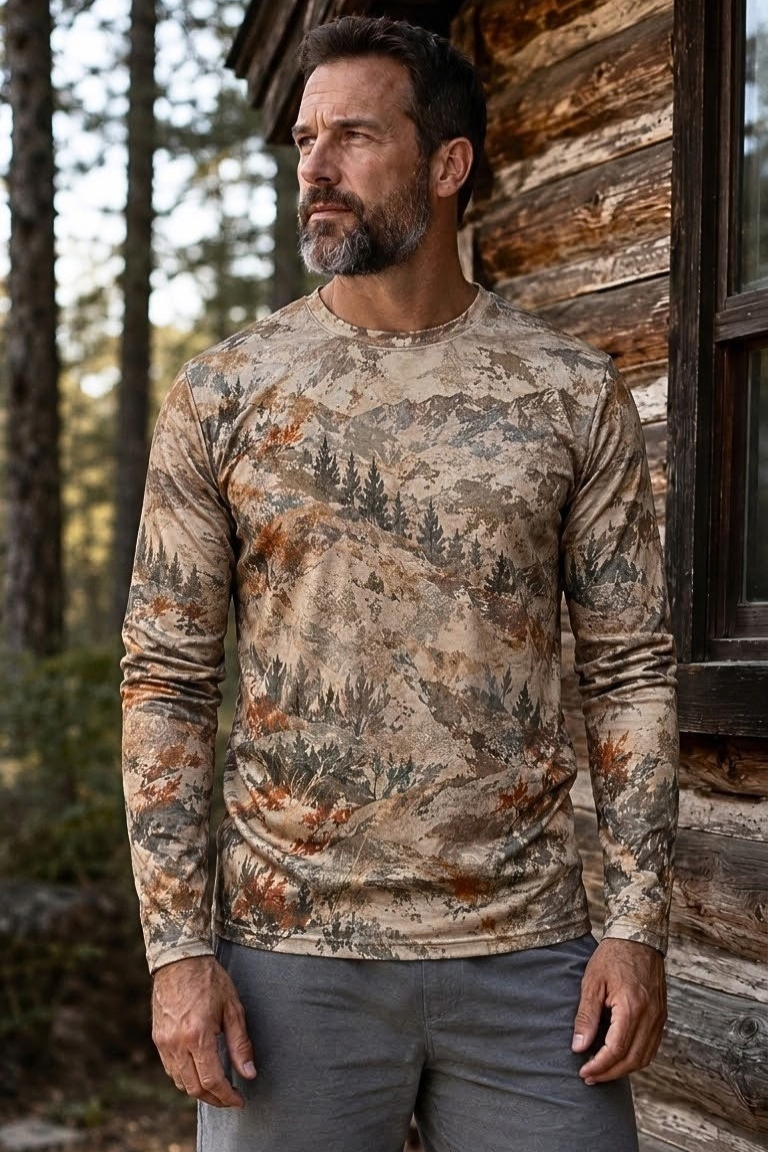 Performance Hunting Long Sleeve - Mule Deer Sunrise Ridge Patrol - ULS684K image 3