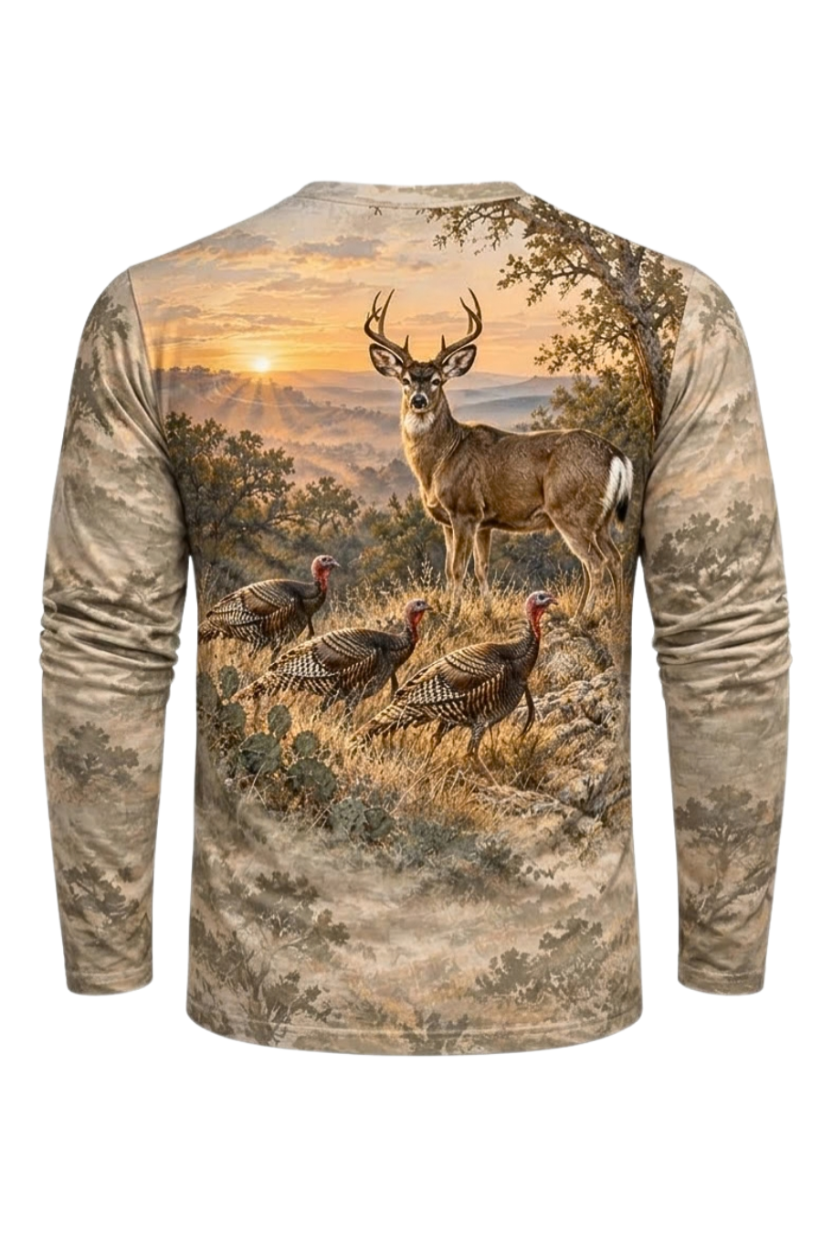 Performance Hunting Long Sleeve - Mule Deer Sunrise Ridge Patrol - ULS684K image 5